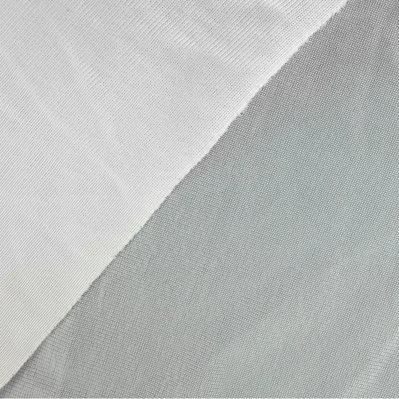 Lightweight Smooth 100% Nylon 45D Semi-Dull Plain Mesh Tricot Fabric