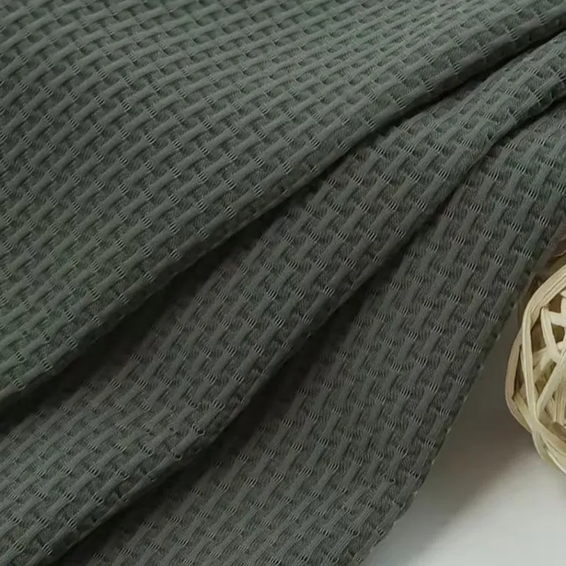 Nylon Spandex 4-Way Stretch 3D Textured Tricot Fabric For Athleisure