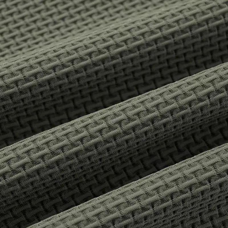 Nylon Spandex 4-Way Stretch 3D Textured Tricot Fabric For Athleisure