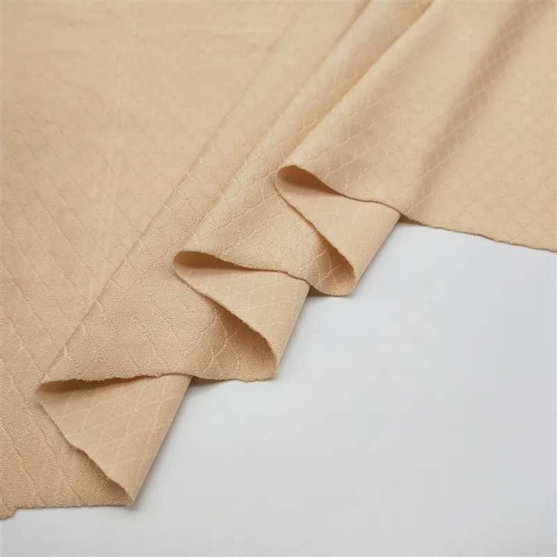 Shiny Nylon Spandex Fish Scale Pattern 4-Way Stretch Tricot Fabric For Swimwear And Activewear