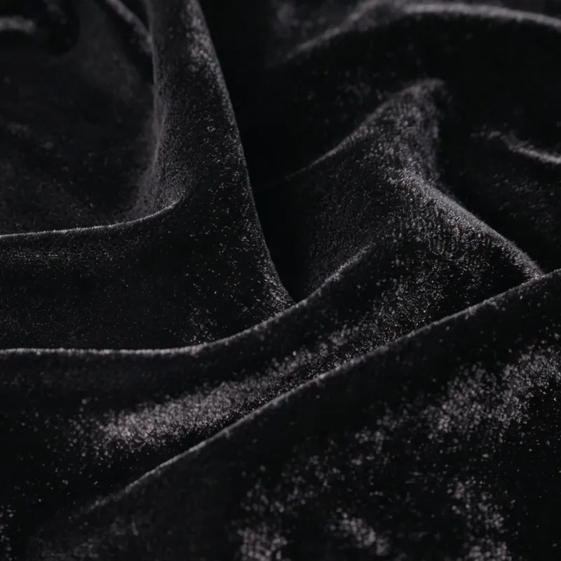 Soft Polyester Spandex Stretch Velvet Warp Knitted Fabric For Athleisure Wear