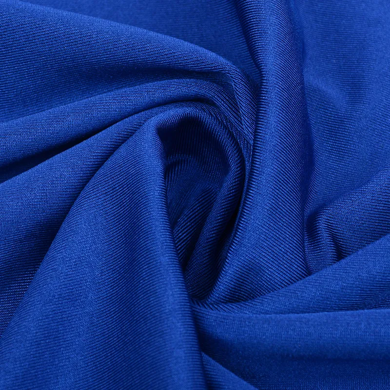 4-Way Stretch Shiny Polyester Spandex Tricot Fabric For Swimwear And Bikinis