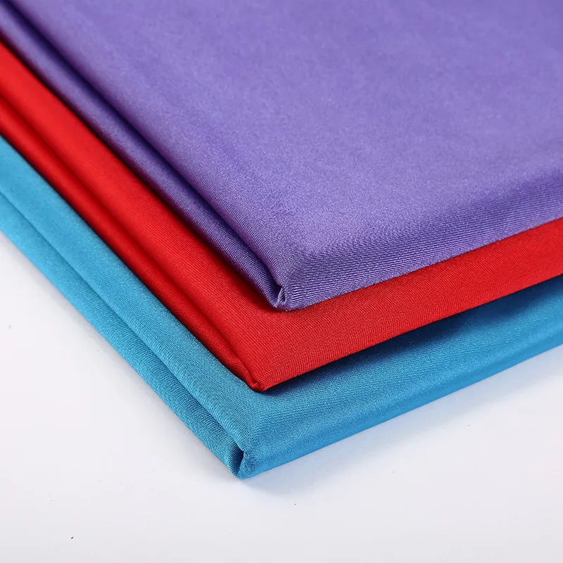 High Elasticity 80% Nylon 20% Spandex Shiny Milliskin Tricot Swimwear Fabric