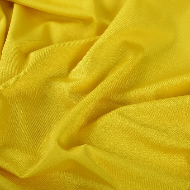High Elasticity 80% Nylon 20% Spandex Shiny Milliskin Tricot Swimwear Fabric
