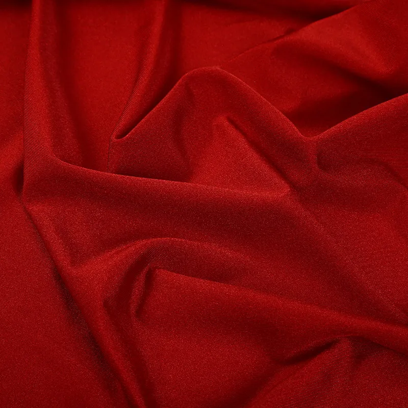 High Elasticity 80% Nylon 20% Spandex Shiny Milliskin Tricot Swimwear Fabric