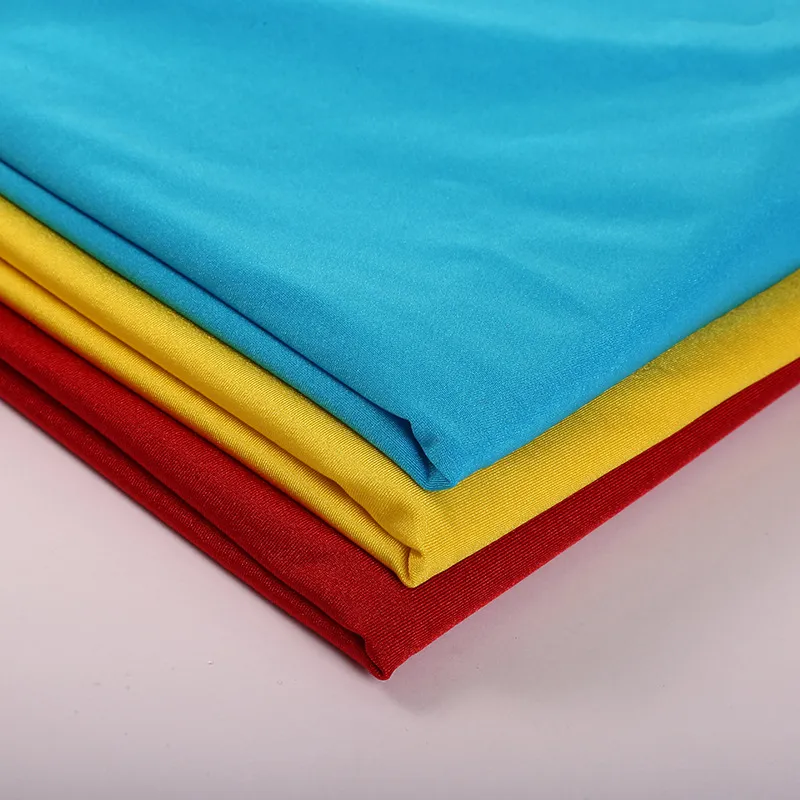 High Elasticity 80% Nylon 20% Spandex Shiny Milliskin Tricot Swimwear Fabric