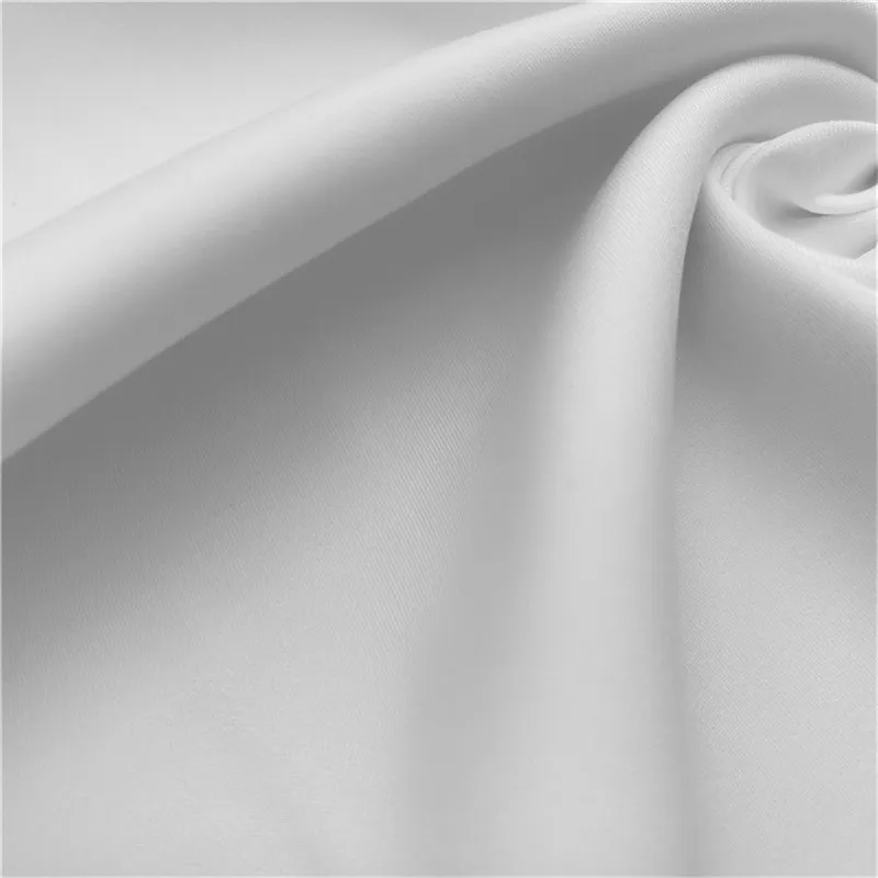 4 Way Stretch Tight Polyester Spandex Scuba Knit Fabric for Activewear