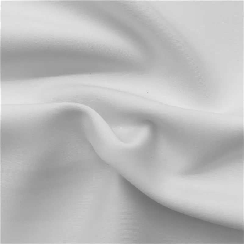 4 Way Stretch Tight Polyester Spandex Scuba Knit Fabric for Activewear