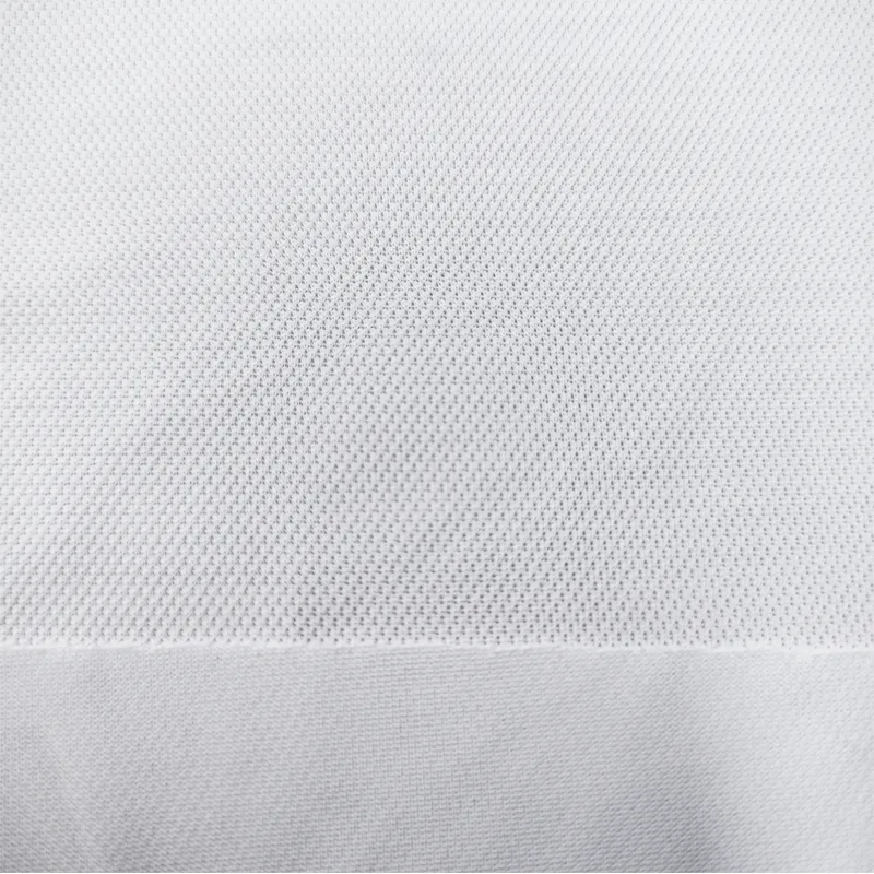 Moisture Wicking Polo Shirt Matte 100% Polyester Pique Knit Fabric