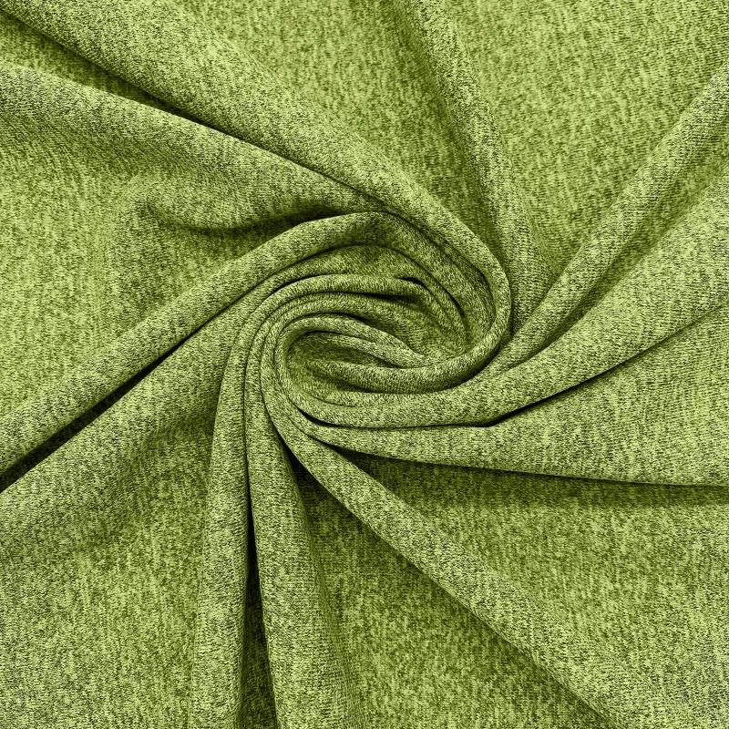 180GSM Elastane Moisture Wicking Polyester Two-Tone Cationic 4-Way Stretch Single Jersey Fabric For Sports T-Shirts