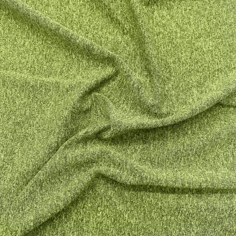 180GSM Elastane Moisture Wicking Polyester Two-Tone Cationic 4-Way Stretch Single Jersey Fabric For Sports T-Shirts