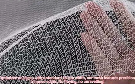 30gsm Flexible Foam Coating 100% Polyester Lightweight Warp Knitted Mesh Fabric Base Cloth