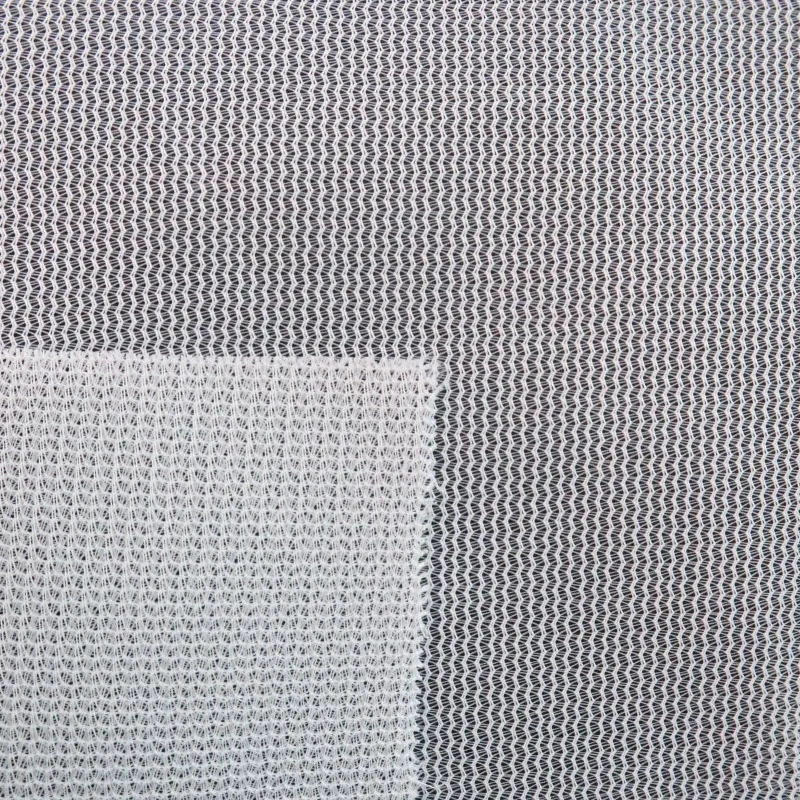 210cm Wide Durable 100% Polyester Textured Wavy Tricot Fabric Sublimation Printing For Foam Bonding