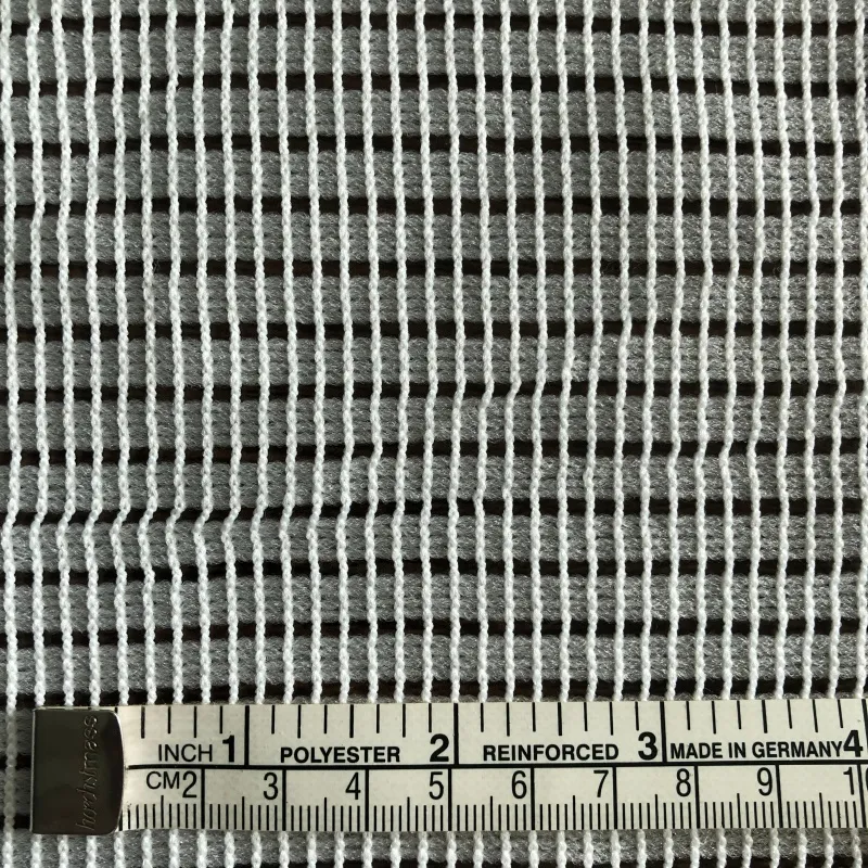 59gsm Lightweight 100% Polyester Foamed Mesh Substrate Non-slip Mat Base Fabric