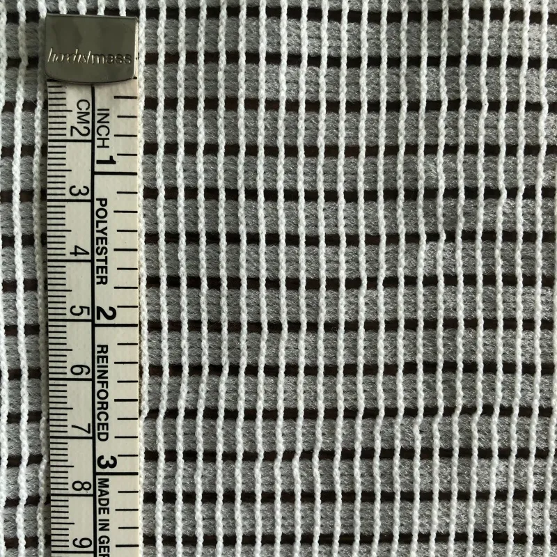 59gsm Lightweight 100% Polyester Foamed Mesh Substrate Non-slip Mat Base Fabric