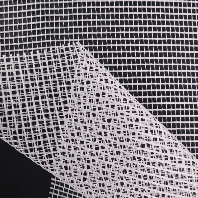 Lightweight Polyester Square Anti-Cracking Wall Crack Repair Mesh Fabric For Wall Repair