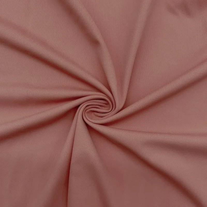 Moisture-Wicking Matte Nylon Spandex Double Soft4-Way Stretch Interlock Knit Fabric