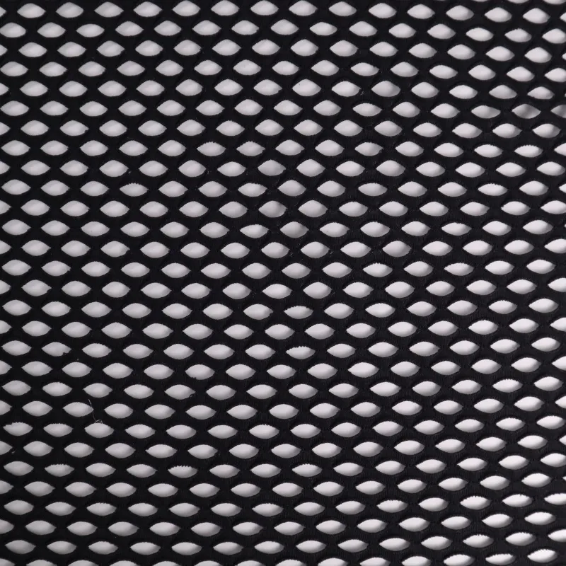 Polyester Spandex Cabaret 4-Way Stretch Big Hole Mesh Netting Mesh Jacquard Fabric