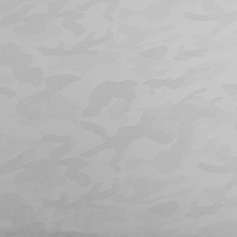 Polyester Spandex 4-Way Stretch Camo Jacquard Weft Knit Fabric For Camouflage Sportswear