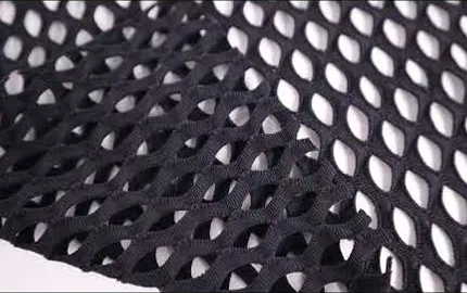 Polyester Spandex Cabaret 4-Way Stretch Big Hole Mesh Netting Mesh Jacquard Fabric