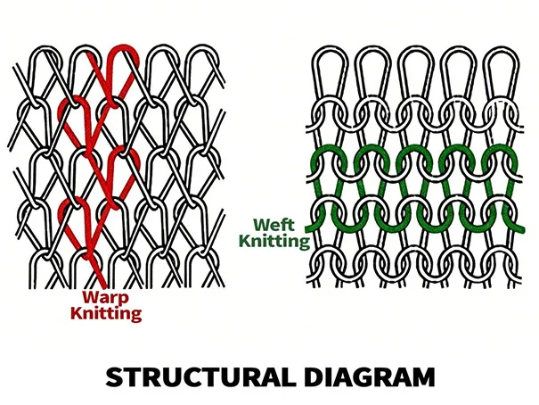 How to Distinguish Warp Knitting from Weft Knitting