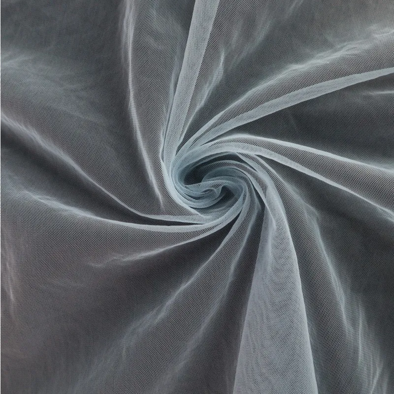 Wholesale Lightweight 20D 100% Nylon Fine Density Swiss Tulle Fabric For Wedding Dresses