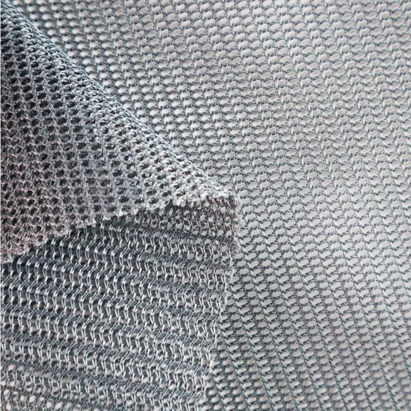 220 GSM Stiff 100% Polyester Coarse Hat Stiff Hard Net Mesh Fabric for Cap Making