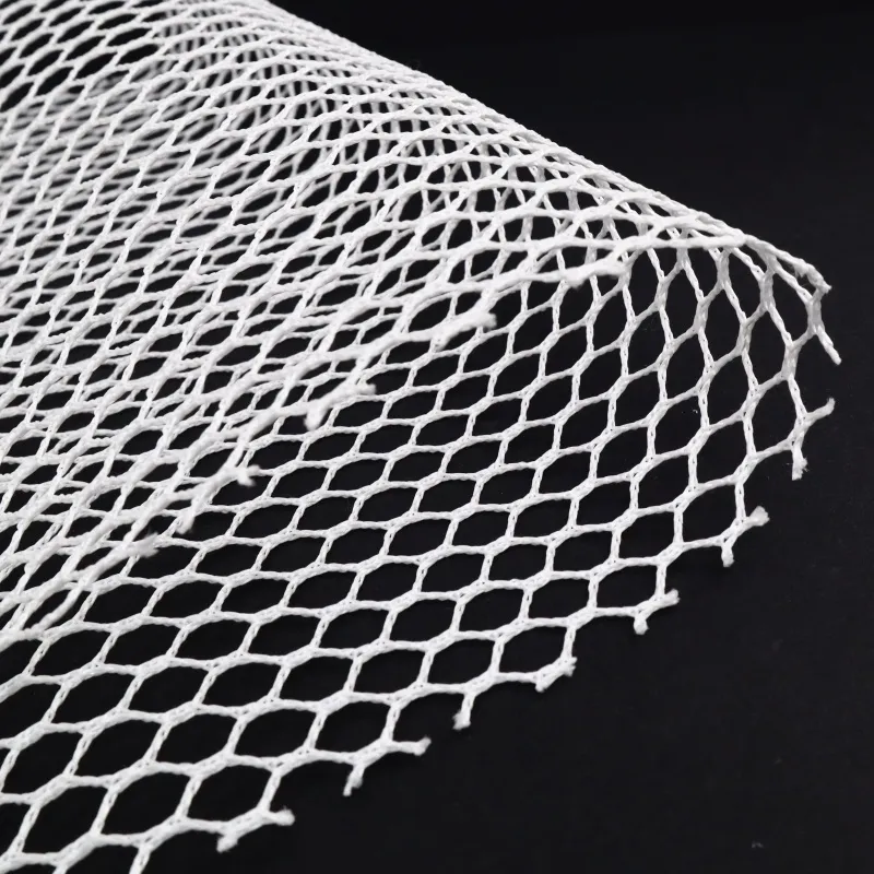Heavy Duty Polyester Hex Fish net Mesh Fabric for Bags, Pockets