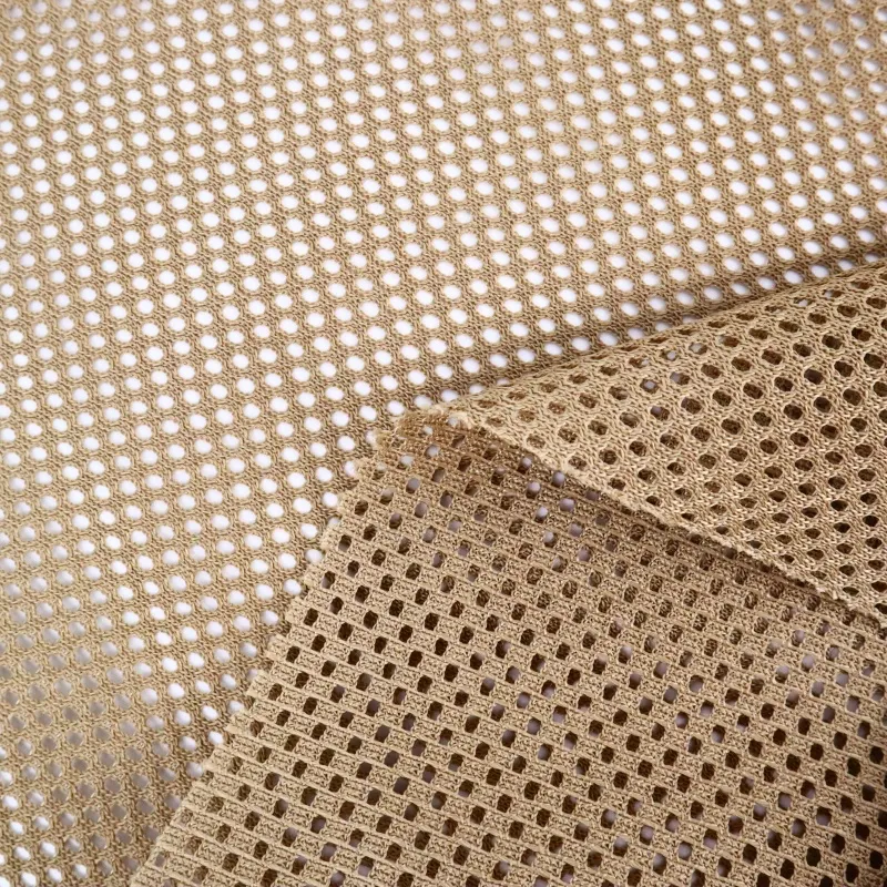 Heavyweight 100% Polyester Breathable Bassinet Mesh Fabric for Crib Bumpers