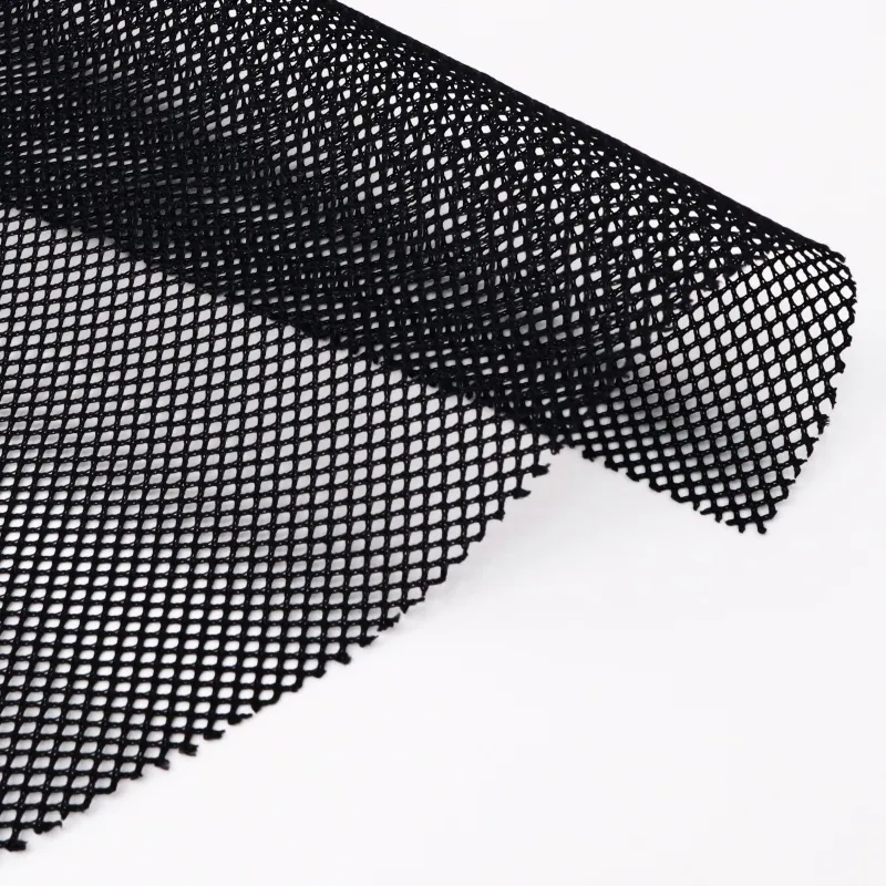 100% Polyester Square Mesh Fabric 280GSM Heavy Duty for Backpacks And Outdoor Gear