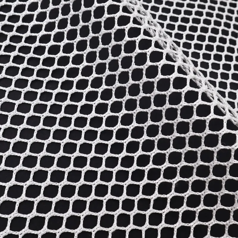 180GSM Polyester Hexagon Heavy‑Duty Coarse Net Mesh Fabric for Bags and Fishing Net
